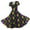Gold, variant on Mardi Gras Dress for Women,2025 Summer Trendy Carnival Themed Print Parade Party Dress Casual V Neck Short Sleeve Maxi Dress
