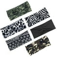 thumbnail image 4 of Banda para el cabello deportiva europea y americana, diadema antitranspirante para mujer, absorbente del sudor, elástica, para yoga, correr, fitness, cabello ancho, moda, 4 of 4