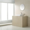 thumbnail image 5 of KRAUS Rectangular Ceramic Vessel Bathroom Sink in White with Pop-Up Drain in Chrome, 5 of 13