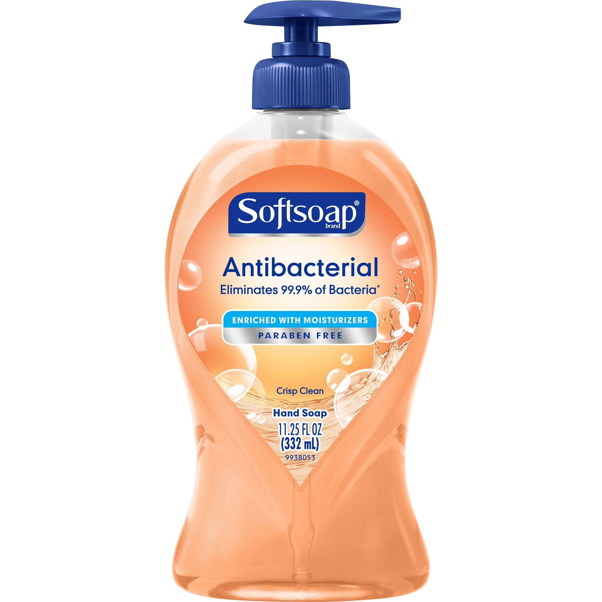 Softsoap, CPC03562CT, Antibacterial Liquid Hand Soap Pump - 11.25 fl. oz. Bottles, 6 / Carton, Orange, 11.3 fl oz (332.7 mL)