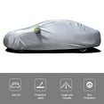 thumbnail image 2 of Car Cover Full Sedan Covers with Reflective Strip Sunscreen Protection Dustproof UV Scratch-Resistant Universal XXL, 2 of 8