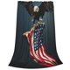 thumbnail image 2 of Balery American Flag Manta de Felpa Suave y Acogedora – Cobija de Franela Aterciopelada para Cama, Lavable y Cálida para Sofá, Mascotas, Transpirable-40"x30", 2 of 7