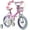 Pink Purple, variant on RoyalBaby Bunny 18 inch Girl's Bicycle Kids Bike for Girls Childrens Bicycle Pink With Kickstand