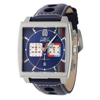 Invicta S1 Rally Chronograph GMT Leather Strap Multicolor Dial Quartz 44299 100M Mens Watch