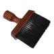 thumbnail image 1 of Cepillo plumero para el cuello con cerdas suaves y mango de madera para peluquería, ideal para cortar el pelo y limpiar la barba., 1 of 5