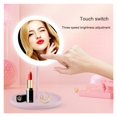thumbnail image 4 of LED Makeup Mirror With Light Ladies Storage Makeup Lamp Table Desk Cosmetic Mirror Vanity Light Round Shape Cosmetic Mirrors ,Widely Use, 4 of 6