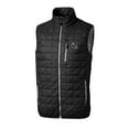 thumbnail image 2 of Men's Cutter & Buck  Black Pittsburgh Steelers Helmet Rainier PrimaLoft Eco Insulated Full-Zip Puffer Vest, 2 of 3