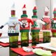 thumbnail image 5 of Navidad árbol de navidad muñeco de nieve reno botella de vino protector manga decoración escritorio tapa topper funda bolsa festival regalo de vacaciones Jumpingount ZHF0208, 5 of 7