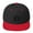 Black/ Red, variant on Snapback Hat