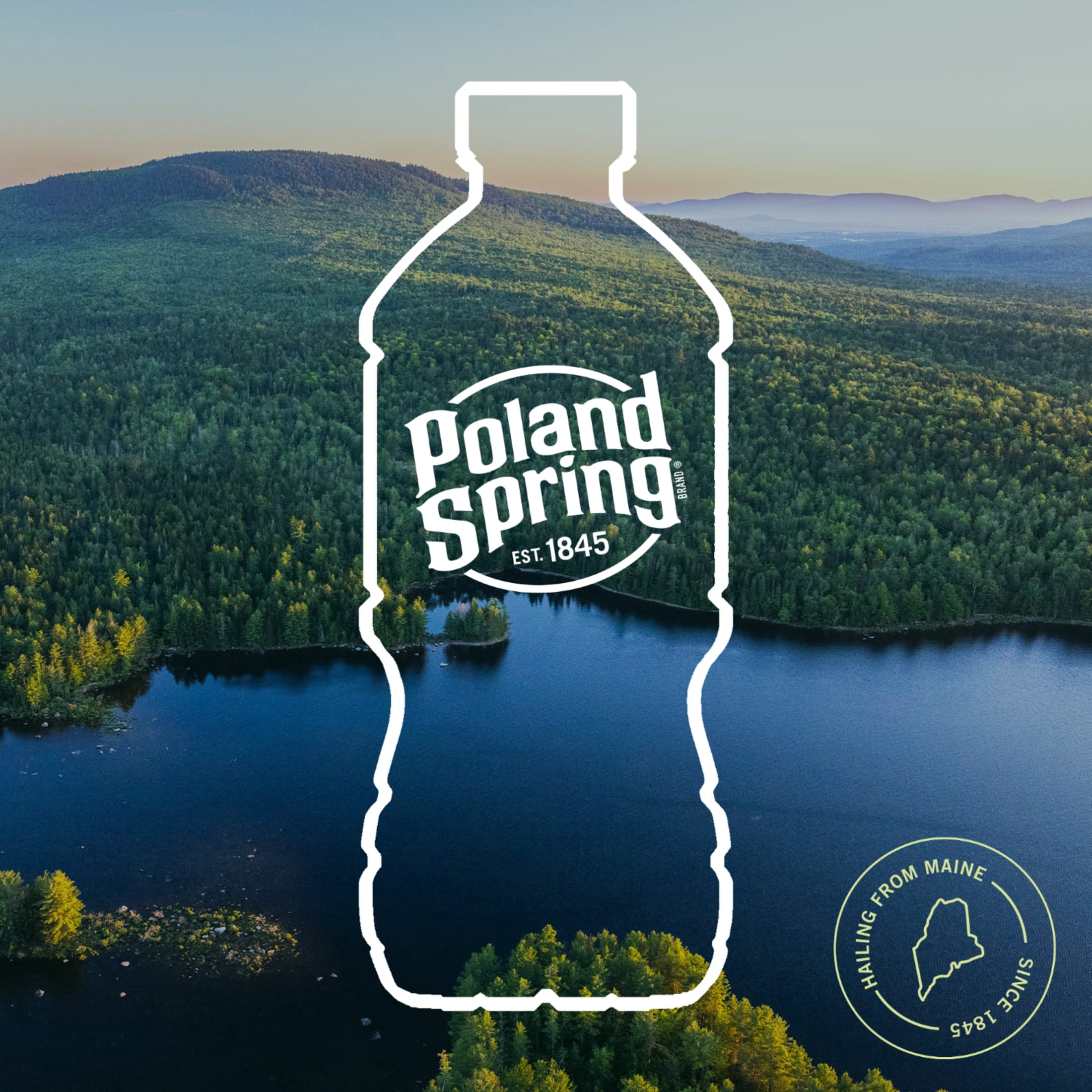 (2 pack) Poland Spring Maine Spring Water, 12 Fl Oz, 12-Pack Plastic Bottles