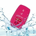 thumbnail image 2 of Autobase Key fob Cover for Toyota 2025 Camry 2019-2025 Land Cruiser 2021-2025 Venza Hilux Fortuner 2023-2025 Highlander Tundra Corolla bZ4X Prius 4 Buttons (Black and Pink), 2 of 7