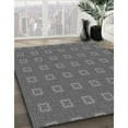 thumbnail image 2 of Ahgly Company Indoor Round Patterned Gunmetal Gray Area Rugs, 8' Round, 2 of 6