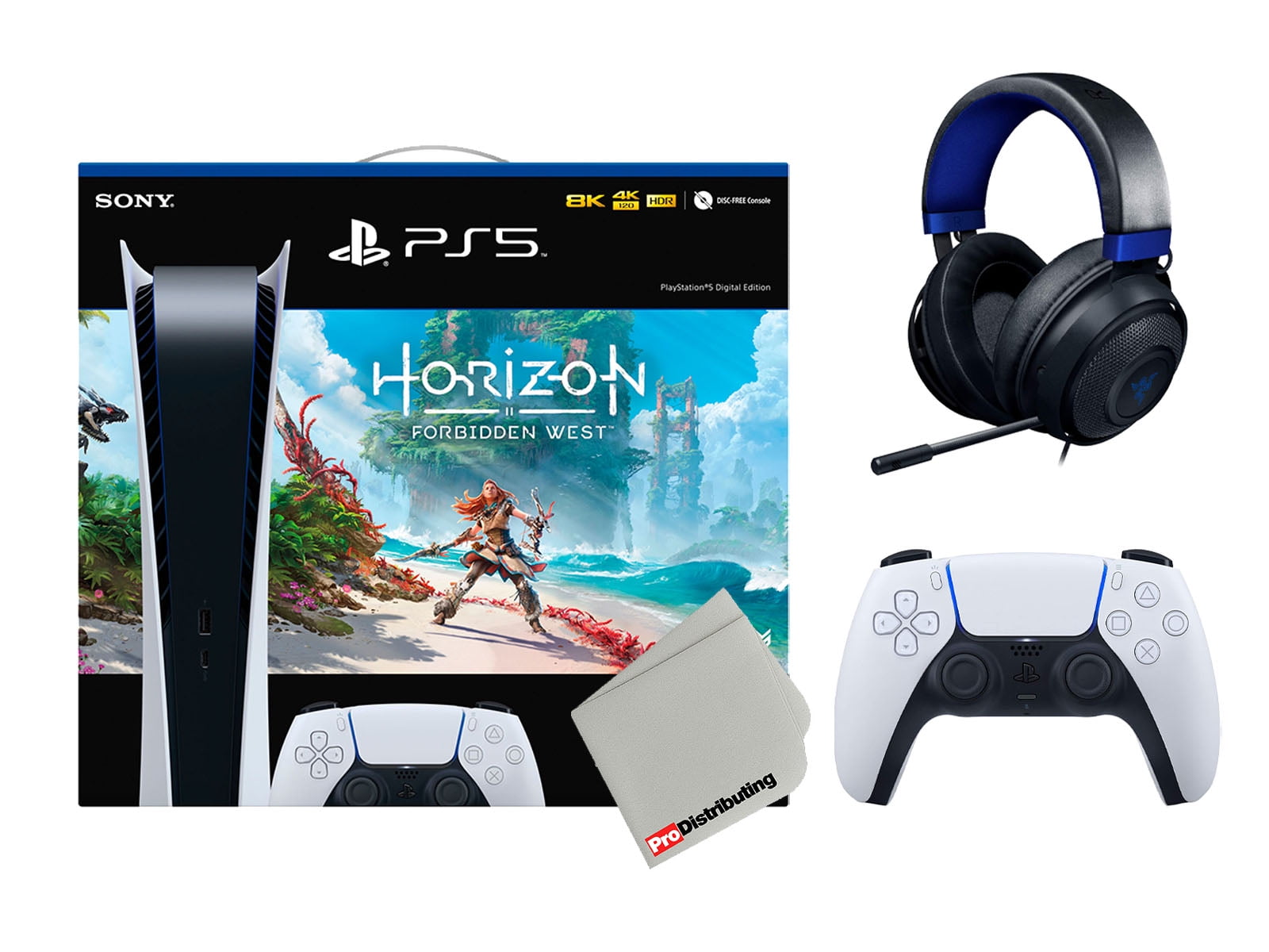 Sony Playstation 5 Digital Edition Horizon Forbidden West Bundle 