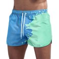 thumbnail image 1 of Cathalem Shorts de Course pour Hommes Ajustés pour Jogging, Musculation, Course, Entraînement, Vert Menthe TTTTG, 1 of 4