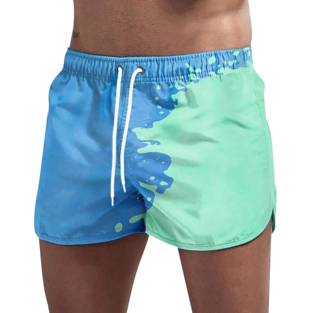 Cathalem Shorts de Course pour Hommes Ajustés pour Jogging, Musculation, Course, Entraînement, Vert Menthe TTTTG