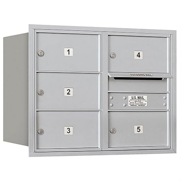 3700 Horizontal Series 6-Compartment with 1-Parcel Locker Recessed Mount Mailbox 3700 Horizontal Series 6-Compartment with 1-Parcel Locker Recessed Mount Mailbox