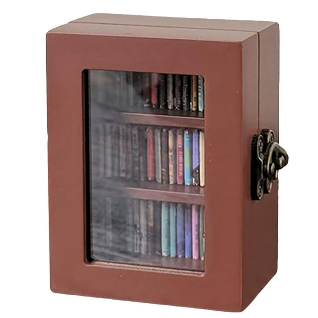 AKEGAMN Clearance! Pat The Anxiety Bookshelf A Bookshelf With 60 Books. Pat Your Anxiety A Home Library A Stress Relieving For Book Lovers (brown) Pat The Anxiety Bookshelf A Bookshelf With 60 Books