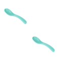 thumbnail image 2 of Inteprter Cuchara antiadherente ligera para revolver, cucharas para la cena, cucharas soperas multiusos, suministros de cocina, cucharón de Verde 2piezas, 2 of 6