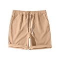 thumbnail image 6 of Hiijoy Boys Casual Corduroy Shorts Elastic Waist Drawstring Shorts Kids Athletic Shorts, 6 of 6