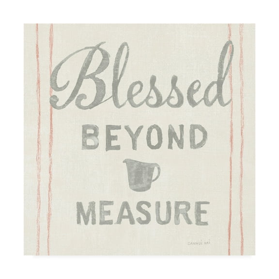 Trademark Fine Art 'Floursack Kitchen VI' Canvas Art by Danhui Nai