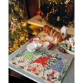 thumbnail image 2 of Christmas Placemats Set of 6 Gnomes Christmas Placemats for Dining Table Grey Christmas Tree Table Mat Winter Holiday Home Party Kitchen Table Decorations, 2 of 6