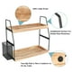 thumbnail image 5 of Organizador de mostrador de baño de 2 niveles con cesta Uneviesyka, 5 of 7