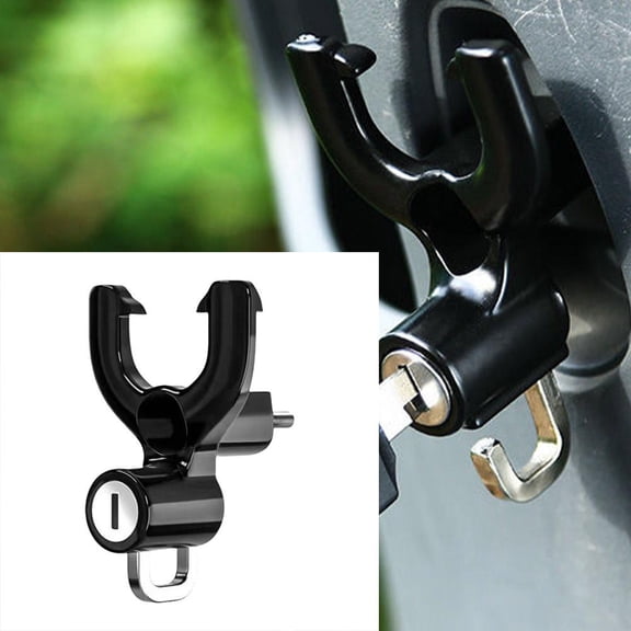 QHUDLV Motorcycle Helmet Lock,Anti Theft Handlebar Mount,Universal Motorbike Security