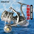 thumbnail image 3 of DEUKIO Big Reel Long Shot Jigging Spinning Reel 8000 10000 12000 Series 8+1BB Surf Fishing Reels 44LB Max Drag Saltwater, 3 of 19