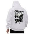 thumbnail image 3 of Valora Men Sweatshirt Men’ s Hoodies Sweatshirts | Mens Autumn And Winter Fashion Casual Long Sleeved Hooded Sports Sweater White S, 3 of 9