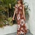 thumbnail image 6 of Hawaiian Hibiscus Flowers Sleeveless Dress Dresses Women Summer Evening Dresses Ladies Bohemia Long Dresses, 6 of 9
