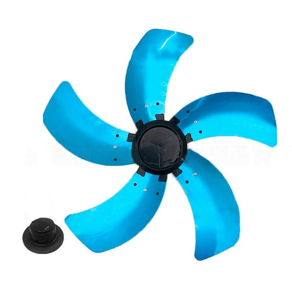 16-Inch Household Aluminum Five-Blade Fan with Nut Cover Base