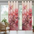 thumbnail image 4 of Flower Painted, Abstract Blush Pink Watercolor Outdoor Curtains for Patio Waterproof, Windproof Privacy Curtains with Weighted Bottom, Outside Drapes for Picnic Garage Backyard Cabana 54"x95" 1 Panel, 4 of 8