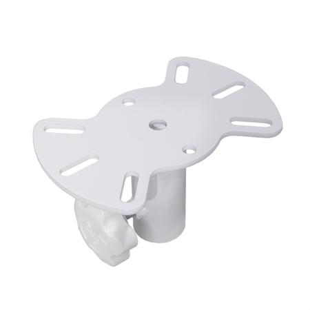 Speaker Stand Mounting Plate In White for Speakers and Moving Head
