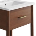 thumbnail image 5 of Zaire 18" Bathroom Vanity in Walnut White, 5 of 9