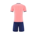 thumbnail image 3 of FRSASU Kids Soccer Jerseys Boys Girls Breathable Athletic Jersey Training Soccer Uniforms Football Jersey Outfits 5-15 Years Pink-B, 3 of 6