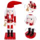 thumbnail image 2 of Navidad santa claus cascanueces de nuez de madera cascanueces de madera santa decoración del hogar, 2 of 7