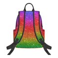 thumbnail image 3 of Daiia Rainbow Glitter School Backpack for Men and Women Lightweight Backpack Durable Backpack Water-Resistant,Travel,Work Bag, 3 of 9