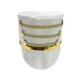 thumbnail image 1 of Guardoinrt Colorfully Crafted Marching Band Hat Nutcrackers Drum Major Master Hats Suitable For Fun Filled Cosplay Show white, 1 of 6