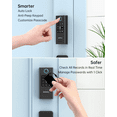 thumbnail image 3 of Smart Door Lock, HEANTLE Keyless Entry Door Lock Fingerprint Electronic Deadbolt Digital Bluetooth Biometric Door Locks with Keypads Smart Locks for Front Door, Auto Door Lock Work with App, 3 of 10