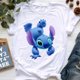 thumbnail image 3 of Camiseta de verano de Disney Lilo Stitch para niños, camiseta informal de algodón con estampado gráfico de dibujos animados, camiseta para niño y niña, ropa bonita para bebé, 3 of 5