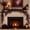1 Pcs, variant on Guvpev 6FT Dark Plum Fall Garland with Berries, Moody Gothic Autumn Decor for Fireplace Mantel, Flexible Wire Fall Vine for Thanksgiving & Halloween, Indoor Outdoor Porch Decor
