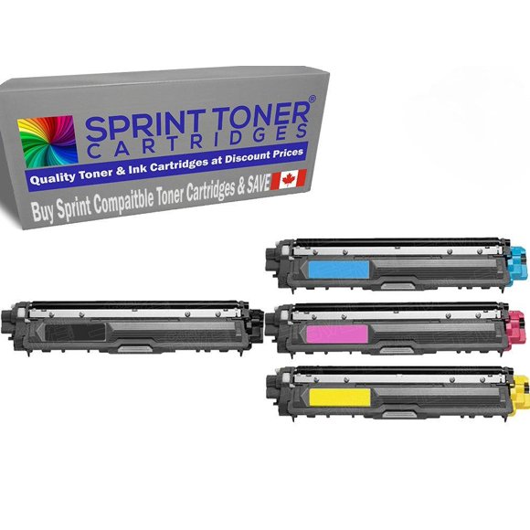 Compatible Combo Pack Brother TN221 TN225 Toner Cartridges 4 Toners
