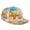 Beach Starfish Shell, variant on Beach with Palm Trees Baseball Cap with Adjustable Flat Suitable for Head Circumference 22.4-23.6 in