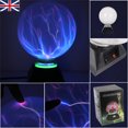 thumbnail image 1 of Plasma Ball Magic Sphere Lightning Plasma Ball Crystal Globe Touch Nebula Light, 1 of 9