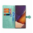 thumbnail image 5 of Galaxy Note 20 Ultra Case, Alltyech PU Leather Mandala Embossed Folding Stand Anti-scratch Folio Flip Credit Cards Slots Wallet Case Cover For Samsung Galaxy Note 20 Ultra, Green, 5 of 10