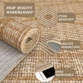 thumbnail image 5 of Haperlare Modern Geometric Rugs Washable Ultra-Thin Contemporary Area Rugs for Home Office Brown Indoor Floor Carpet,9'x12', 5 of 7