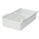 thumbnail image 1 of Cesta de malla portátil de metal para colgar en el armario, con cajón extraíble, contenedor decorativo S Blanco, 1 of 9