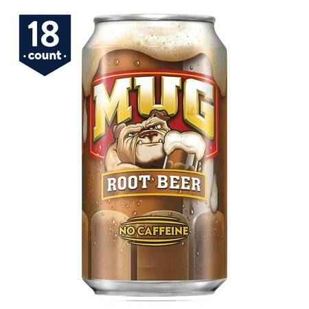 Mug Root Beer, 12 oz Cans, 18 Count (Best Tasting Alcoholic Root Beer)
