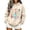 Z1 Beige, variant on Women Happy To See Your Face Graphic Hoodies Long Sleeve Kangaroo Pocket Sweatshirt Daily Wear Weekend Wear Pullover