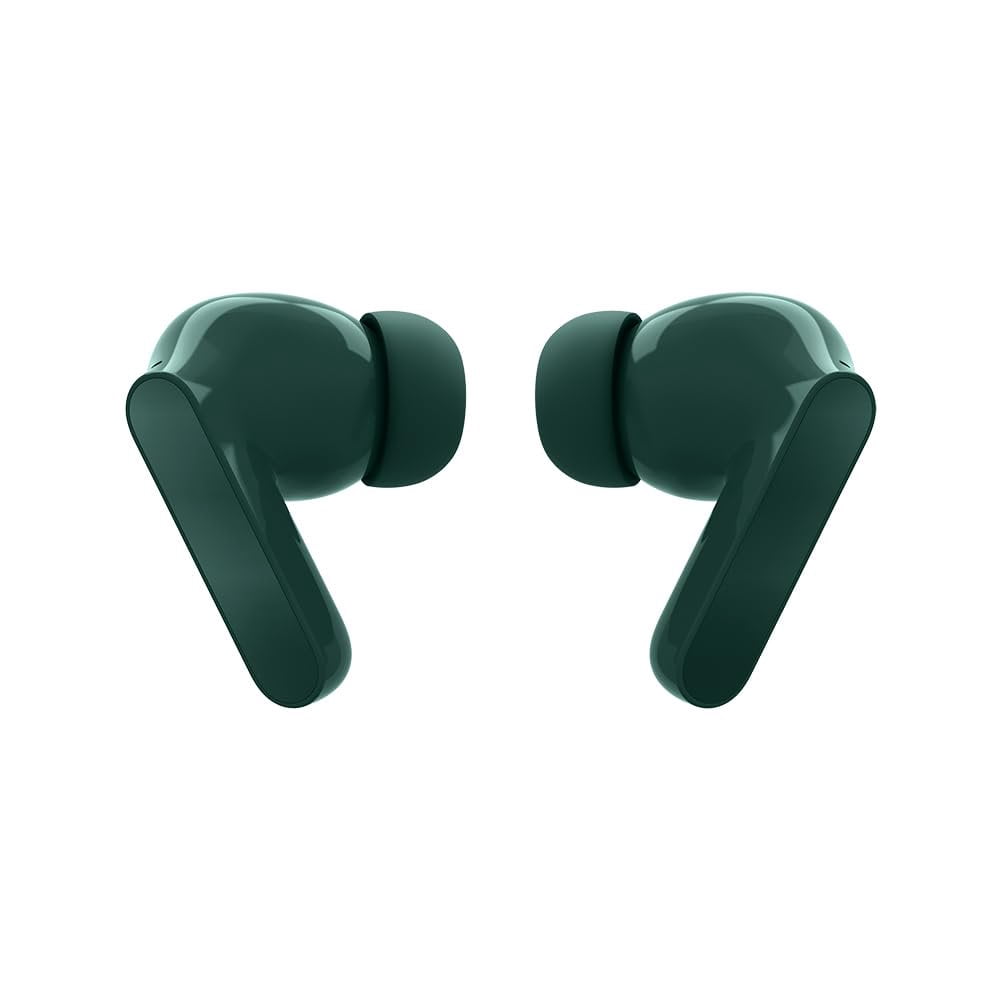 Motorola Moto Buds Bass XT2443-1 Dynamic ANC, Triple Microphone Array, Bluetooth 5.3, IP54 Water & Dust Resistant, Dolby Atmos Audio - Posy Green